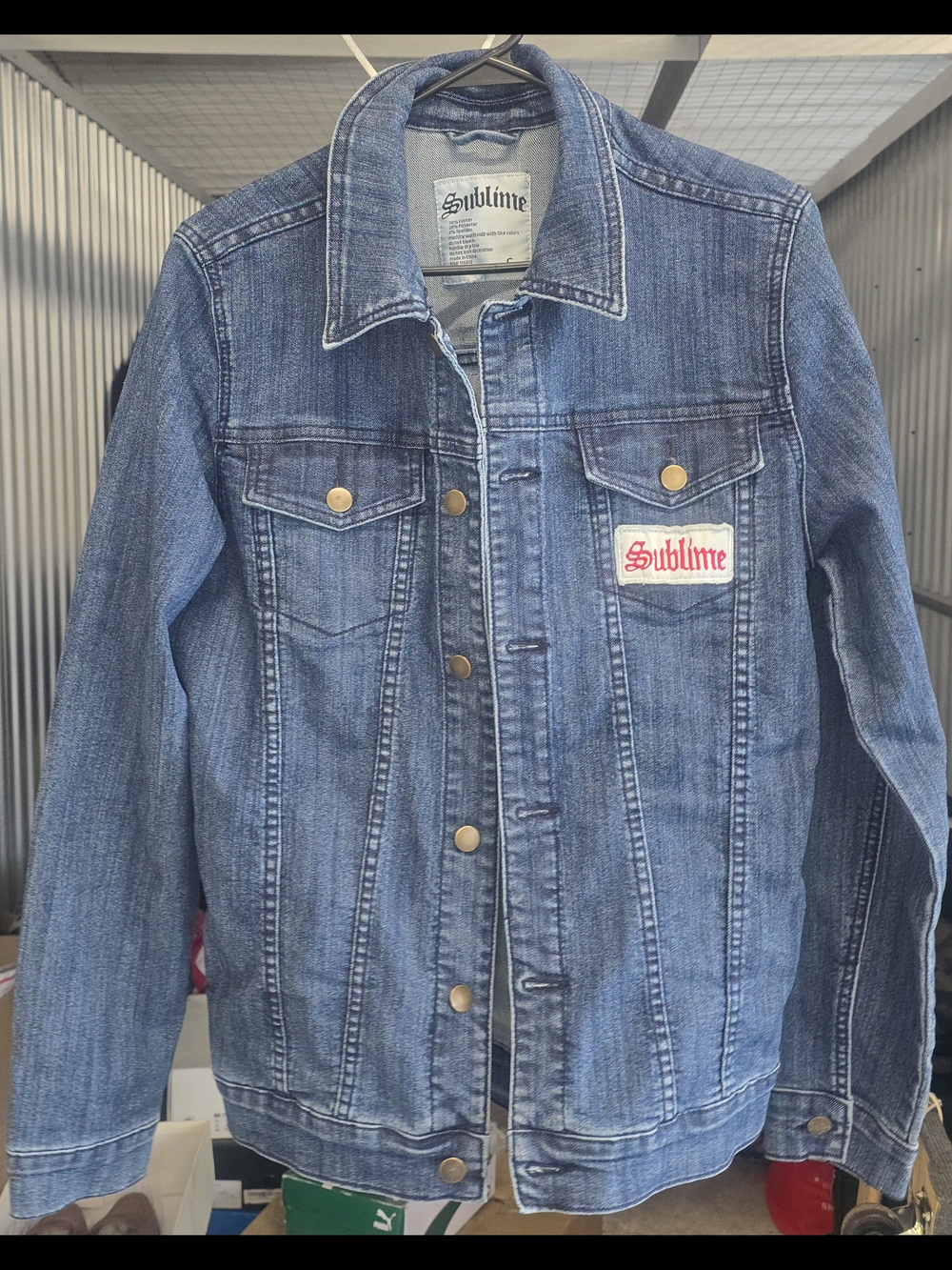 Sublime Men's Blue Denim Jacket - Lightweight Shirt Jacket